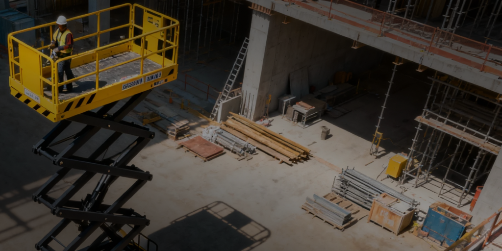 Electric scissor lift rental for efficient lifting in construction and maintenance tasks.
